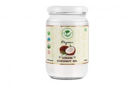 Erika Organics Organic Virgin Coconut Oil   Glass Jar  250 millilitre